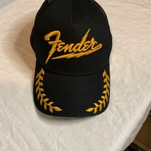 Fender Black and Gold Cap